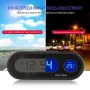 Mini Electronic Car Clock Watch Dashboard Clock Night Light Temperature LCD Backlight Digital Display Time Watch Auto Dashboard Clocks Luminous Thermometer