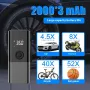 Portable Car Air Pump Mini Electric Tire Inflator Handheld Tire Pressure Gauge Digital Display Car Charger Cordless Car Tire Inflator Electric Air Pump