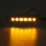10PCS 12V 24V 6 LED Side Marker Lights Lamp Amber for Truck Trailer Caravan Lorry Van