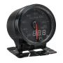 Eluto Universal 2\ 52mm 12V Oil Pressure Gauge Meter With Sensor 10 Color LED Tinted Face PSI