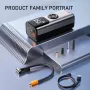Máy bơm lốp xe hơi BUWEI Máy nén khí di động cho xe hơi Máy bơm lốp xe hơi có màn hình LCD Máy bơm hơi tự động cho xe máy xe đạp thuyền