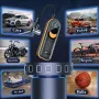 SUITU 4000mAh Wireless Car Tire Inflator with Digital Display & LED Light Graphene Battery for Car Motorcycle Balls