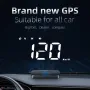 M1/M3 Auto HUD OBD2 Head Up Display Projection on Glass Car Speed Windshield Projector Speedometer Alarm Electronic Accessories