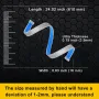 2pcs 12V 60cm Car LED thin Light Bar Dual-Color DRL Flowing Turn Signal Light Strips LED Car Daytime Running Light Flexible Headlights Brake Strip Lights Turn Signal