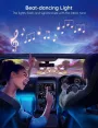 Car Atmosphere Lights Interior APP Control 12V 48 LEDs 1 To 4 Modified LED Colorful Atmosphere Lights Car Foot Interior Lights With Remote Control