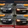 12V Universal Kap Mobil Lampu Hias Kuning Putih Dinamis LED Siang Hari Lampu Strip Lampu Depan Mobil Strip Pindai