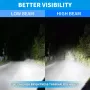 Car LED Headlamps H7 H4 110W 7600LM 6500K White Car Bulbs Lamp WaterProof IP68