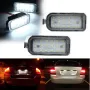 2x 18 LED Luz de placa de licença para Ford Fiesta Focus C-Max Kug