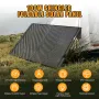 [EU/USA Direct] Foursun 18V 100W（150W Peak） Portable Solar Panel for Power Station Foldable Shingle IP67 Waterproof Independent Support Rod for Solar Generator Power Bank 12V Car Battery
