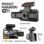 A88 3inch 130W Car Dash Cam 1080P HD Camera Motion Detection Parking Monitoring Car DVR