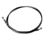 30cm-220cm Motorcycle Bike Braided Brake Clutch Oil Hoses Line Pipe Cable Black
