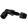AN10 0AN JIC-10 90 Degree Swivel Oil Fuel Air Gas Hose End Fitting Adapter Black