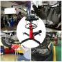 [USA Direct] 2 Stage Load 1600LBS/0.75T Transmission Jack Truck Jack 360° Swivel Wheels With 2 Spring Brakes