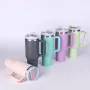 1200ML 40oz 304 Stainless Steel Insulated Water Bottle Car Cup Travel Coffee Mug Water Bottle Insulated Cup for Hot Cold Beverages