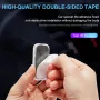 Lampu Sentuhan LED Lampu Dalaman Kereta Tanpa Wayar Mini Lampu Baca Siling Bumbung Auto untuk Kotak Penyimpanan Batang Kaki Pintu Pengecasan USB