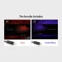 USB Car Roof Atmosphere Lights Star Projector Night Light Portable Adjustable Romantic Interior Car Light Decorations For Car Ceiling Bedroom