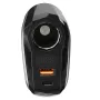 Car Charger with PD30W & 100W Super Fast Charge USB 130W 12V-24V Universal LCD Display Crystal Cutting Design