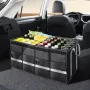 Baseus 60L Car Trunk Storage Box Bag Waterproof Large Capacity Foldable Design 600D Black