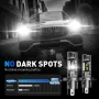 NOVSIGHT A500-N99 Series 2PCS 24000LM LED Car Headlights IP68 Waterproof 100W 6500K Car LED Headlamps High Brightness