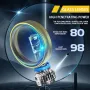 2pcs Y9 Pro Car LED Headlights LED Car Headlight 6500K Mini Lens IP67 Waterproof Lighting for 12V 24V Vehicles