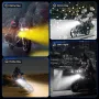 NOVSIGHT A500-WL11-1 2-inch 1500lm Motorcycle Headlight Dual Beam Modes Motorcycle Spotlight IP68 Waterproof