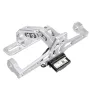 12V CNC Motosiklet Alaşımlı Plaka Tutucu Braketi LED Işıkları Evrensel