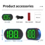 X2 Car HUD Head-up Display Car Beidou GPS Multifunzione Tachimetro Display Portatile Strumento Head-up