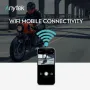 Anytek 6 Group Talk Voice Intercom Motorcycle Dash Cam Recorder Helmet bluetooth WiFi Sports Camera Motorbike Motor Auto DVR Headphone