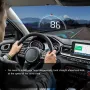 Geyiren M8 OBD2 HUD Head-up Display Car Digital Speedometer Smart System Speed Mileage Water Temp RPM Projector for Car Glass