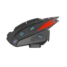 Sharkpro 2000M 8 Rider Motosiklet Kaskı İnterkom bluetooth 5.1 Kulaklık Bisiklet Kaskı Qualcom Çözümü Müzik Dağıtımı FM IP65 Su Geçirmez