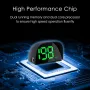 Green Light Universal Car Head-Up Display HUD GPS Speedometer Digital Speedometer Display Plug and Play for All Cars