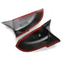 Car Rear View Mirror Cap Cover For BMW F21 F22 F30 F32 F33 F34 F35 F36 E84 2012-2019 Carbon Fiber Look Direct Add-On M-Style