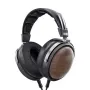 FiiO FT1 Closed-Back Headphone 3.5mm 4.4mm Wired Headset 60mm Large Dynamic Driver Hi-Res Audio American Black Walnut Wood Ear Cups Monitors Headphones
