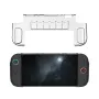 TNS-3155 Silicone Gaming Console Protective Case Built-in Storage Game Card Slot Transparent Crystal Shell for Switch 2