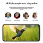 Solar Security Camera 3MP HD AI Bird Detections PIR Motion Sensor Two-Way Audio Color Night Vision Weatherproof Rechargeable Battery Wireless Outdoor Camera