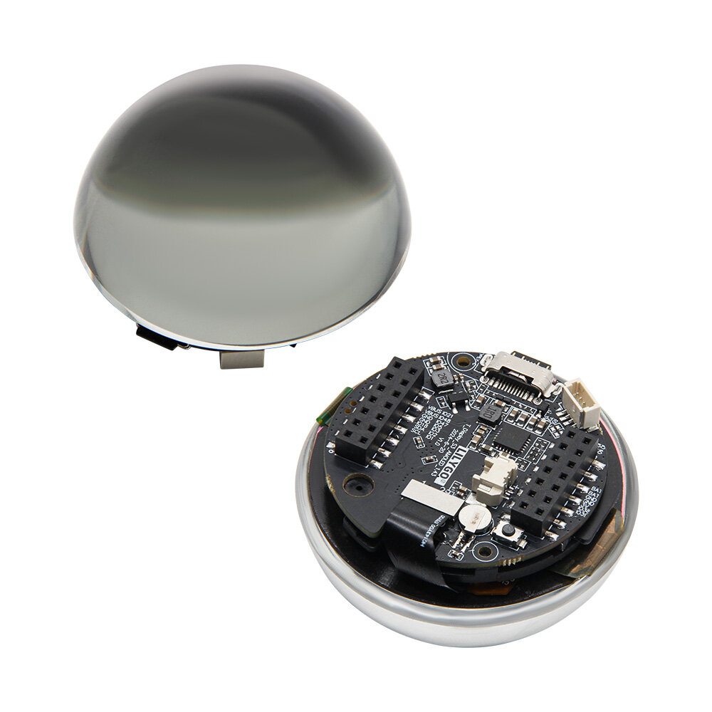 1.75 inch semicircular convex mirror