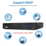 Hiseeu H5NVR-P-8 8CH POE NVR iP Security Surveillance Camera H.265+ CCTV System 8MP 4K Audio Video Recorder Face Detection Cameras Systems EU Plug