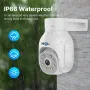 Hiseeu 8WK-4HD403 3MP Wireless WiFi CCTV Video Surveillance Camera System Outdoor Audio Street Security Protection IP Kit Hiseeu Motion Alarm