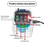 Simulation Intelligent Washing Machine Control Kit DC 5V Multifunction PCB Board Educational DIY Electronics Prototype