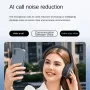 Lenovo EB325 Portable Headset bluetooth 5.4 Earphone Hi-Res Audio 40mm Composite Diaphragm Unit 360° Surround Sound AI Call Noise Cancelling 50H Playback Foldable Headphones