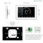 Tuya WiFi Smart Programmable Thermostat for Electric Heating LCD Display Touch Panel APP Voice Control Work with Alexa Google Home