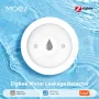 MOES Tuya Zigbe Smart Water Leak Alarm Detector Flood & Immersion Sensor Real-Time Alarm IP66 Waterproof APP Notification for Smart Life App
