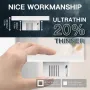 MOES Tuya WiFi Star Ring Smart Light Push Button Switch No Neutral No Capacitor Required Compatible with Alexa Google Home