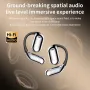 YYK-Q16PRO Wireless bluetooth 5.4 Earbuds AI Translation Earphone Touch Screen 360° Surround Stereo ENC Call Noise Cancelling 40H Playback Flexible Earhooks Sports Headphones