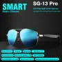 SG-13 Pro Smart Audio Glasses Air Conduction Technology Glasses with Voice Assistant Touch Control UV Protection 360° Surround Sound Hands Free Call Smart Sunglasses