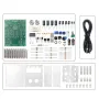 HIFI 6J1 Tube Amplifier DIY Kit Clear Acrylic Case High Fidelity Sound 105dB SNR Dual 12V Power Support MP3 Smartphone Tablet Computer