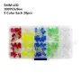 200pcs 3mm 100pcs 5mm Multicolor LED Diodes Assortment Kit for DIY Electronics Projects Bright Energy Efficient LED Lights