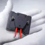 UNI-730A Automatic Paddle Key Keyer CW Morse Code for HAM Radio with Silver Plating and 3.5mm Jack