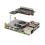X1000 for Raspberry Pi 5 PCIe to M.2 NVMe SSD Adapter Board HAT X1000 2242 2230