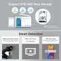 Srihome NVS010 5MP WiFi PTZ Surveillance Camera Intelligent Night Vision Motion Detection Two-way Intercom IP66 Outdoors Wireless CCTV Monitoring System Kit